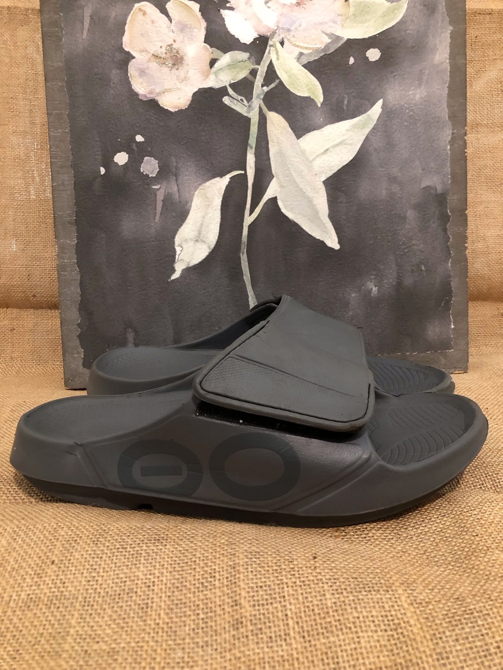 Oofos OOahh Sport Flex Recovery Slide sz 11